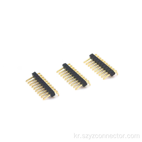 1.0mm 핀 헤더 단일 행 10P